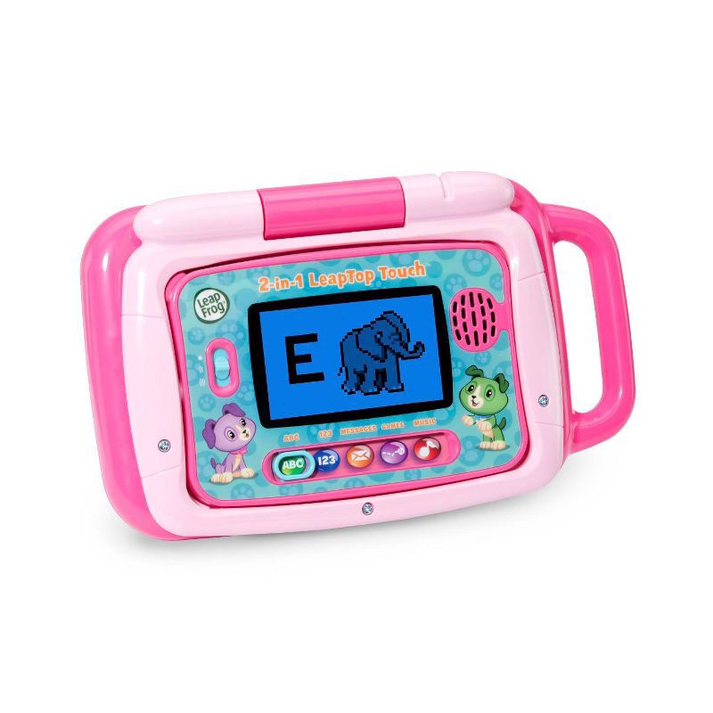 slide 4 of 8, LeapFrog 2-in-1 LeapTop Touch - Pink, 1 ct