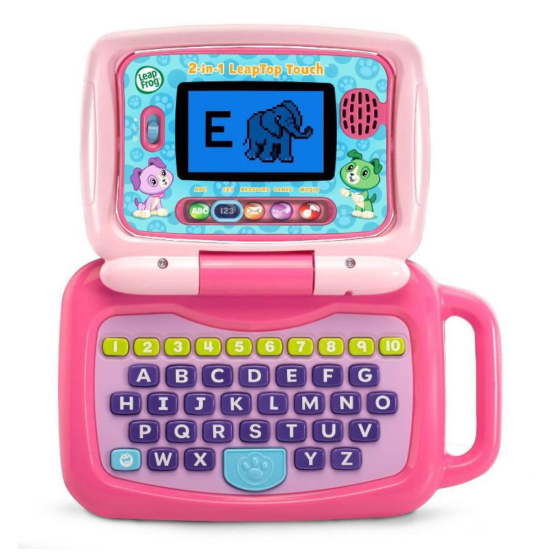 slide 1 of 8, LeapFrog 2-in-1 LeapTop Touch - Pink, 1 ct