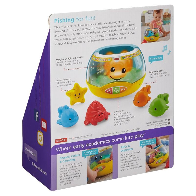 slide 14 of 14, Laugh & Learn Fisher-Price Laugh and Learn Magical Lights Fishbowl, 1 ct