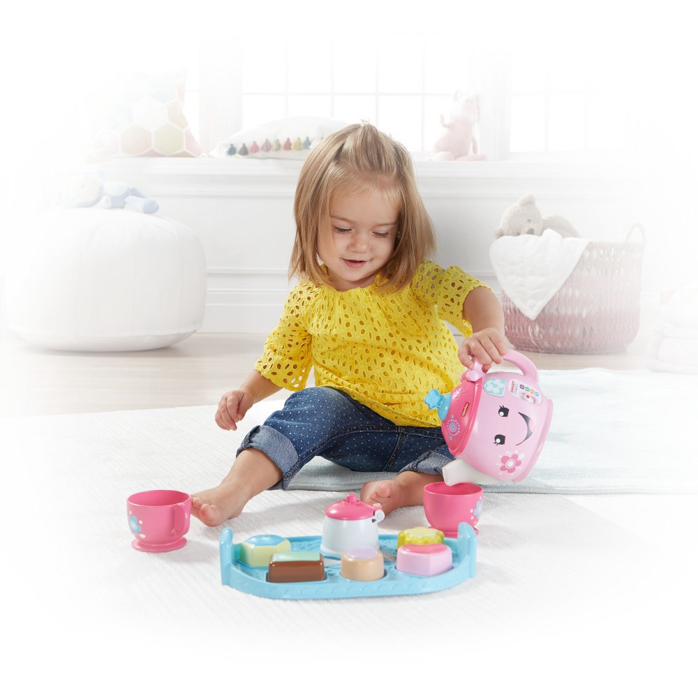 slide 2 of 16, Laugh & Learn Fisher-Price Laugh and Learn Sweet Manners Tea Set, 1 ct