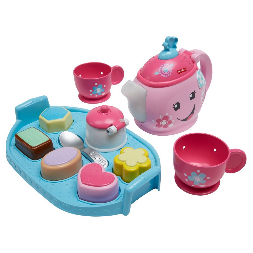 slide 13 of 16, Laugh & Learn Fisher-Price Laugh and Learn Sweet Manners Tea Set, 1 ct