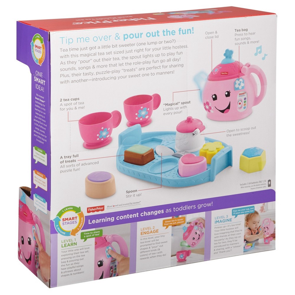 slide 16 of 16, Laugh & Learn Fisher-Price Laugh and Learn Sweet Manners Tea Set, 1 ct