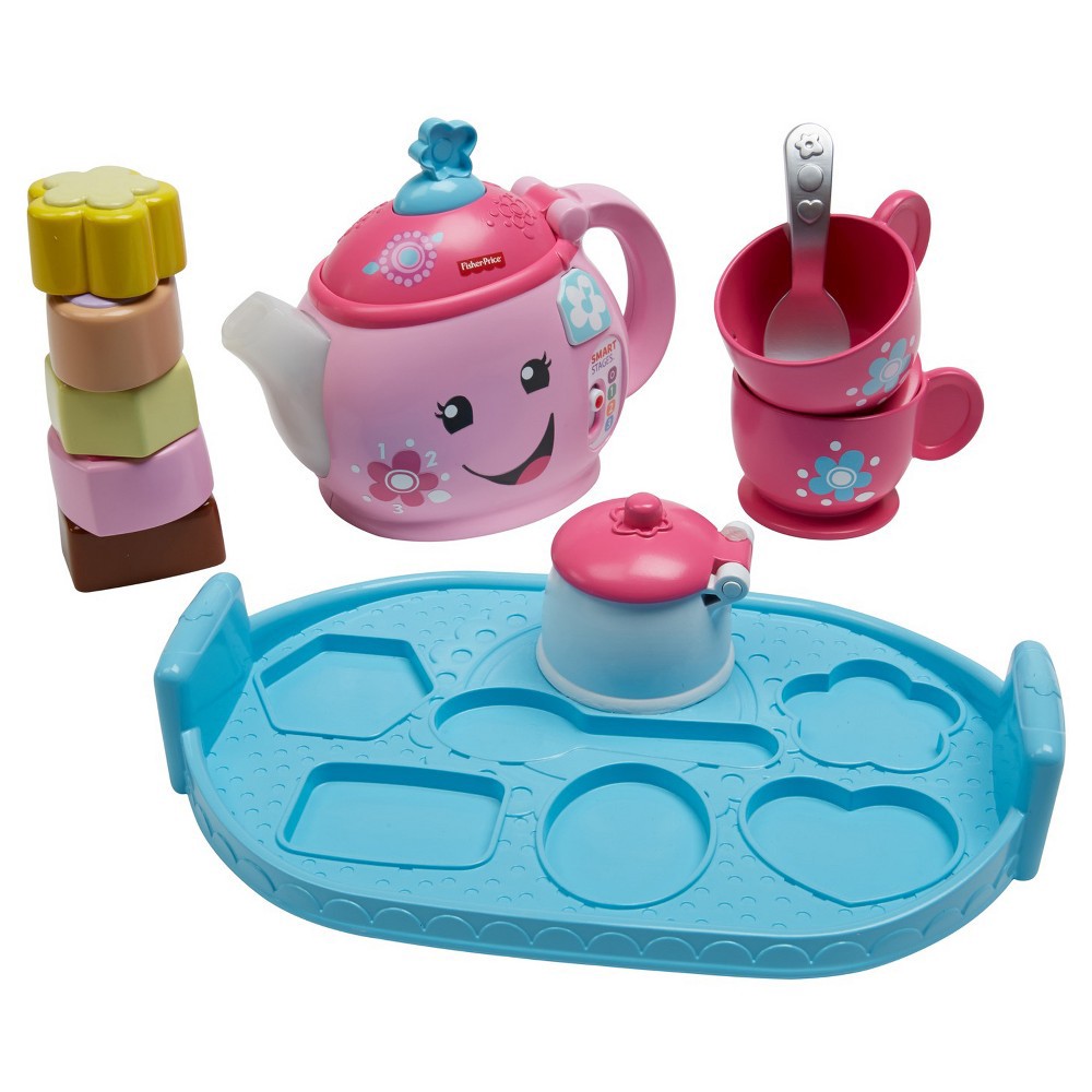slide 10 of 16, Laugh & Learn Fisher-Price Laugh and Learn Sweet Manners Tea Set, 1 ct