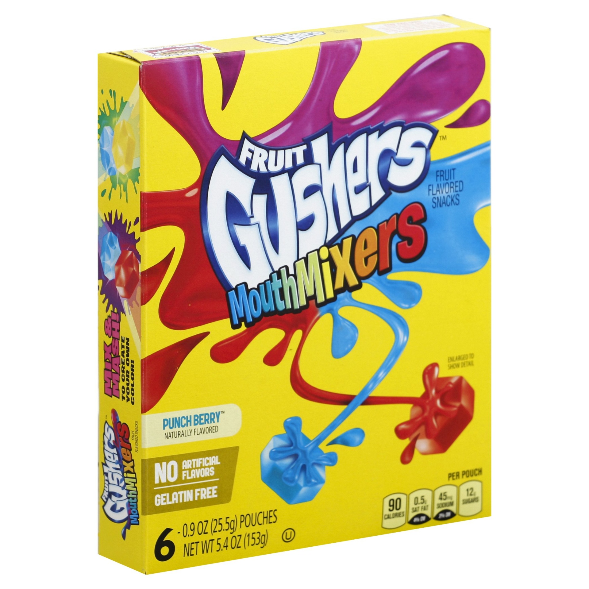 slide 1 of 1, Betty Crocker Punch Berry Gushers Mouth Mixer, 6 ct