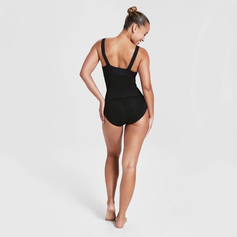 slide 3 of 3, ASSETS by SPANX Women's Remarkable Results High-Waist Control Briefs - Black M, 1 ct