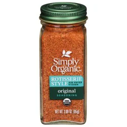 Simply Organic Rotisserie Style Original Seasoning 3.00 oz