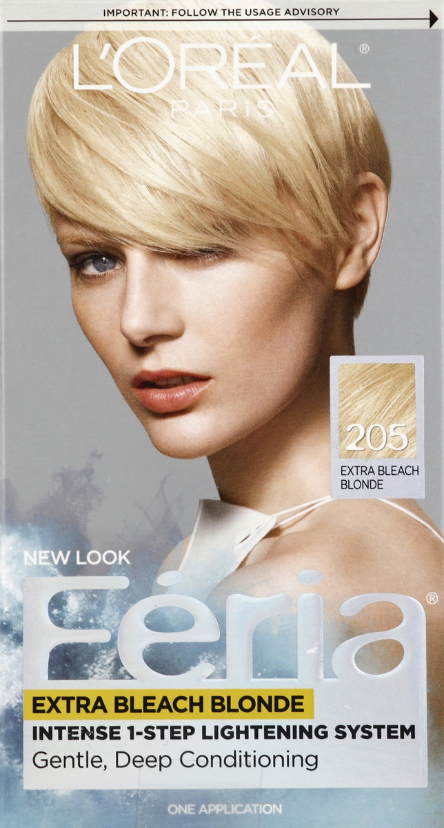 slide 2 of 4, L'Oréal Feria Extra Bleach Blonde 205 Hair Color, 1 ct