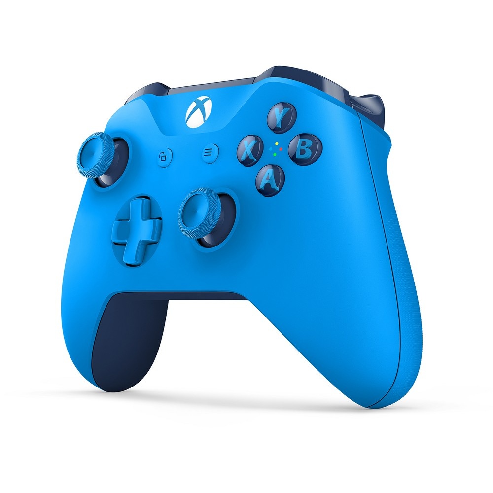 slide 2 of 5, Microsoft Xbox One Wireless Controller - Blue, 1 ct