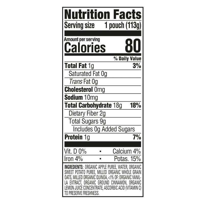 slide 6 of 8, Happy Baby Organics Clearly Crafted Stage 2 Meals Apples/Sweet Potatoes - 4oz, 4 oz