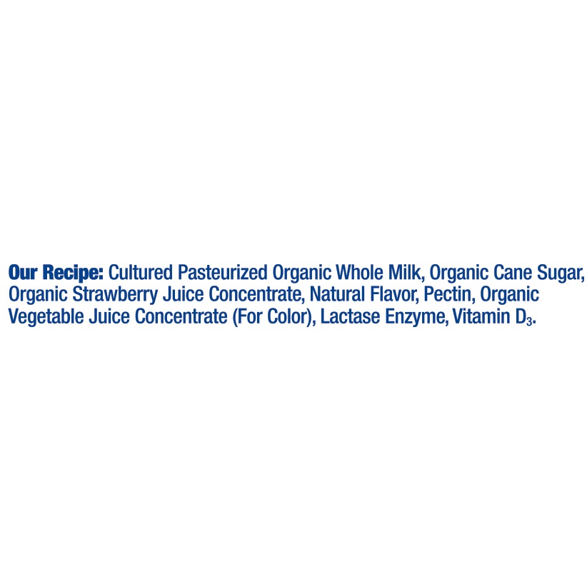 slide 6 of 6, Stonyfield Organic Whole Milk Probiotic Yogurt, Strawberry, 32 oz., 32 fl oz
