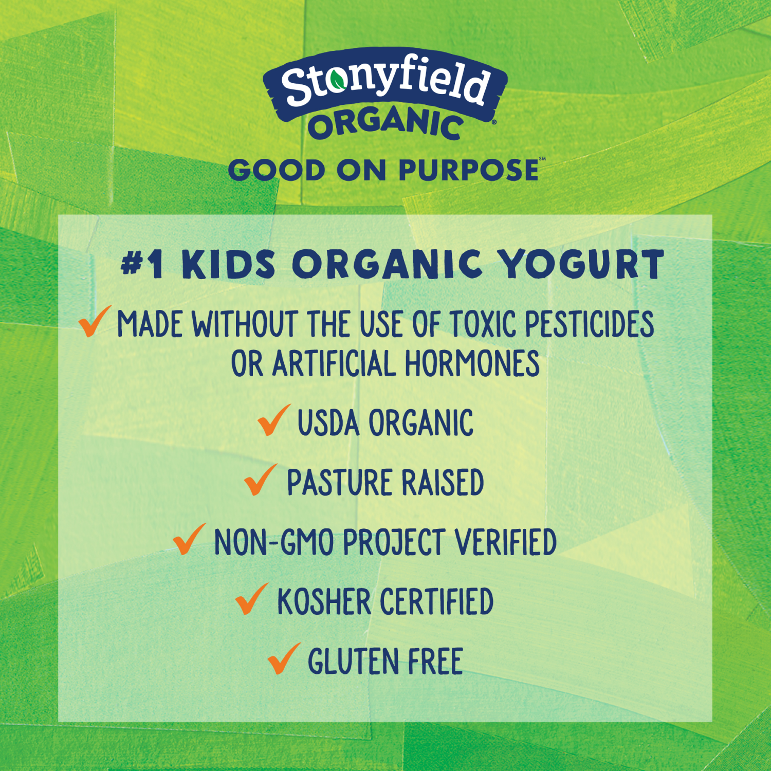 slide 2 of 4, Stonyfield Organic Whole Milk Pear Spinach Mango Yogurt 4 - 3.5 oz Pouches, 4 ct