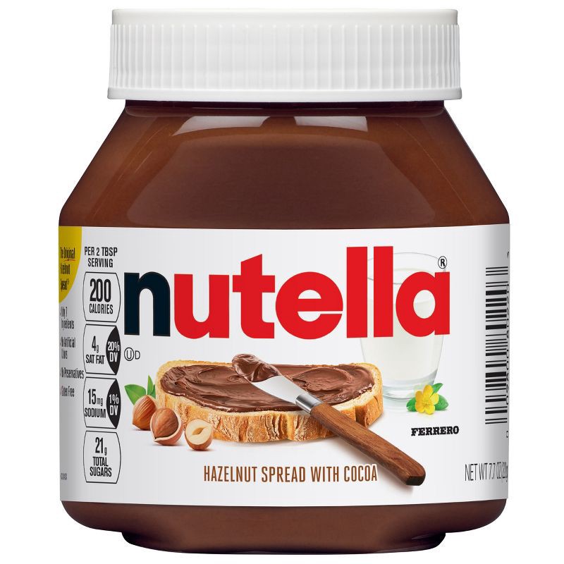 slide 1 of 8, Nutella Hazelnut Spread w/ Cocoa - 7.7oz, 7.7 oz