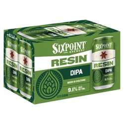 Sixpoint Brewery Sixpoint Resin Imperial IPA Beer - 6pk/12 fl oz Cans
