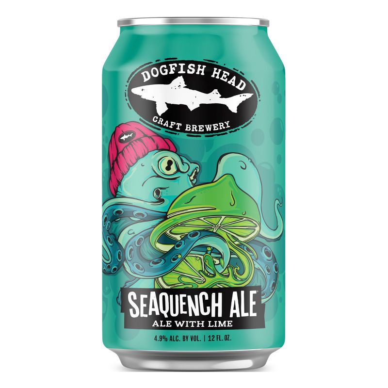 slide 2 of 9, Dogfish Head SeaQuench Ale Session Sour Beer - 6pk/12 fl oz Cans, 6 ct; 12 fl oz