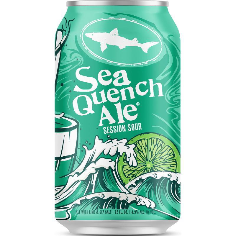 slide 6 of 9, Dogfish Head SeaQuench Ale Session Sour Beer - 6pk/12 fl oz Cans, 6 ct; 12 fl oz
