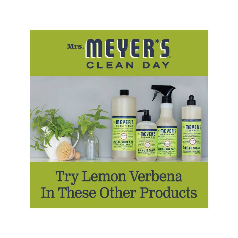 slide 5 of 6, Mrs. Meyer's Clean Day Lemon Verbena Scented Glass Cleaner - 24 fl oz, 24 fl oz