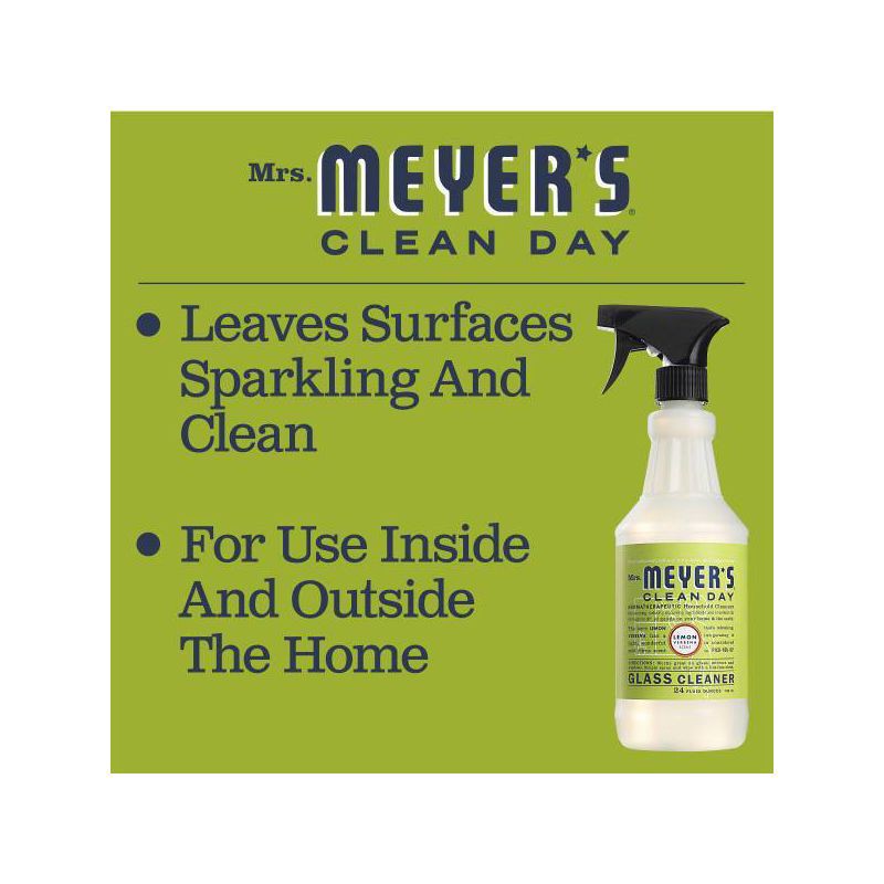 slide 6 of 6, Mrs. Meyer's Clean Day Lemon Verbena Scented Glass Cleaner - 24 fl oz, 24 fl oz