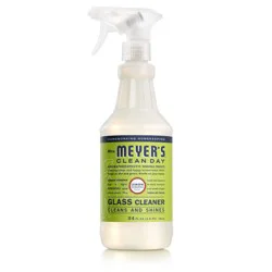 Mrs. Meyer's Clean Day Lemon Verbena Scented Glass Cleaner - 24 fl oz: Streak-Free Liquid for Windows & Mirrors