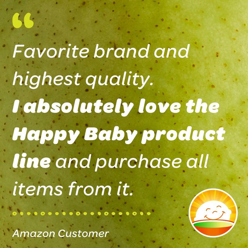 slide 6 of 9, Happy Baby Organic Apples, Kale & Avocados Baby Food Pouch - 4oz/4pk, 4 ct; 4 oz