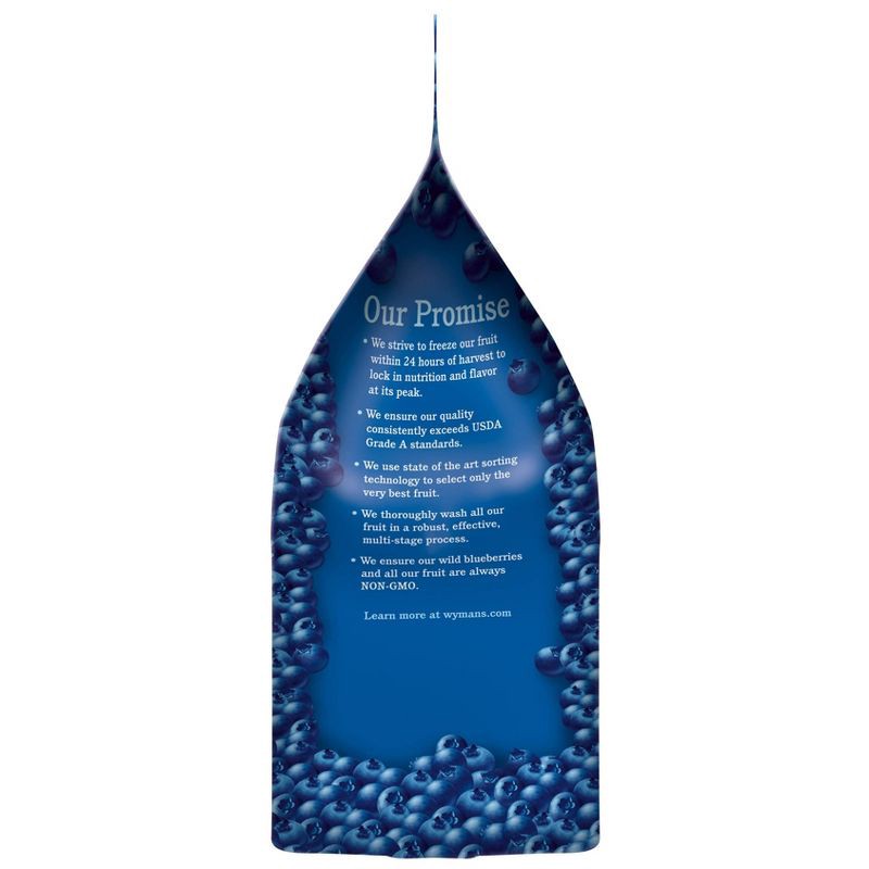 slide 4 of 9, Wyman's Fresh Frozen Wild Blueberries - 3lb, 3 lb