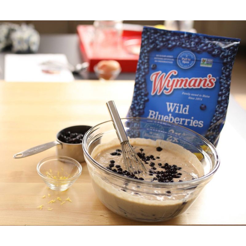 slide 5 of 9, Wyman's Fresh Frozen Wild Blueberries - 3lb, 3 lb