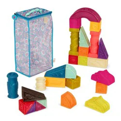 B. baby B. toys Educational Baby Blocks - Elemenosqueeze