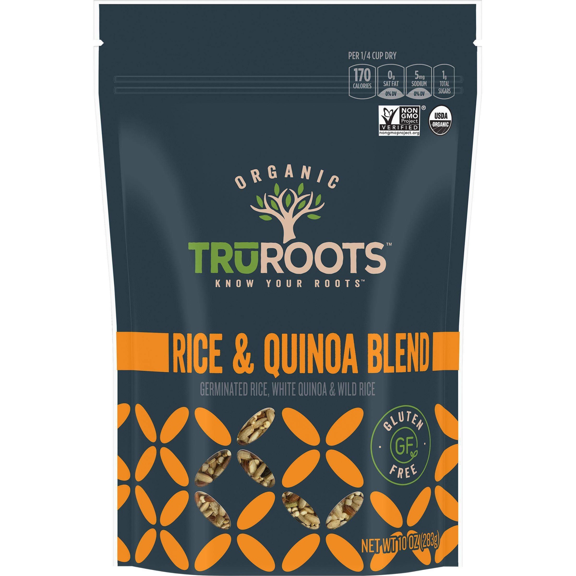 slide 1 of 3, truRoots Organic Sprouted Rice Quinoa Blend, 10 oz