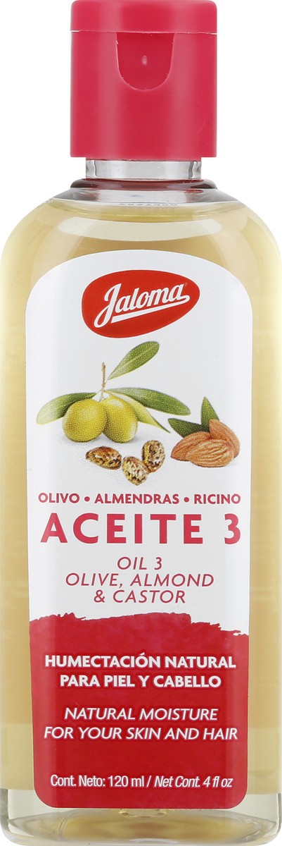 slide 6 of 11, Jaloma Olive Almond Castor Oil 3 120 oz, 120 oz