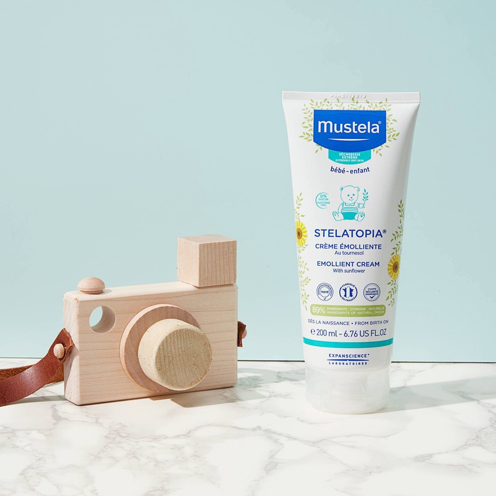 slide 2 of 8, Mustela Stelatopia Emollient Fragrance Free Baby Cream for Eczema Prone Skin - 6.76 fl oz, 6.76 fl oz