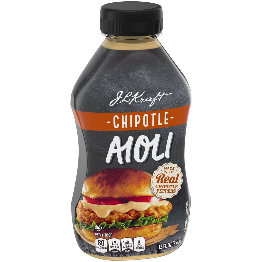 slide 5 of 9, Kraft Chipotle Aioli - 12 fl oz, 12 fl oz