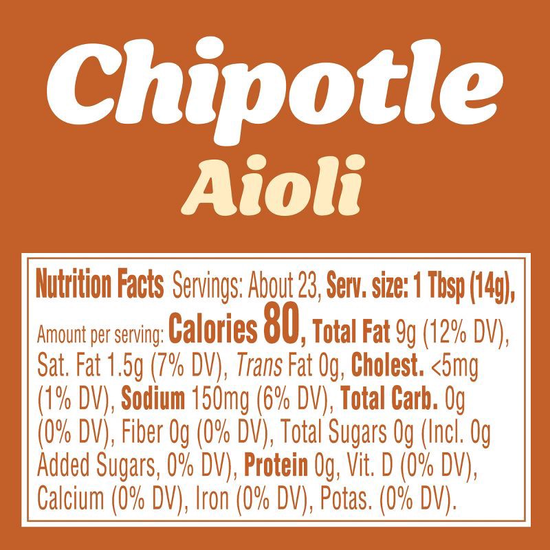 slide 10 of 11, Kraft Chipotle Aioli - 12 fl oz, 12 fl oz