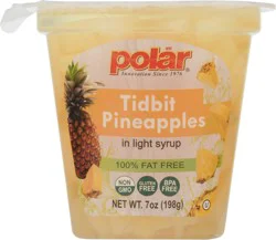 MW Polar Tidbit Pineapples in Light Syrup 7 oz