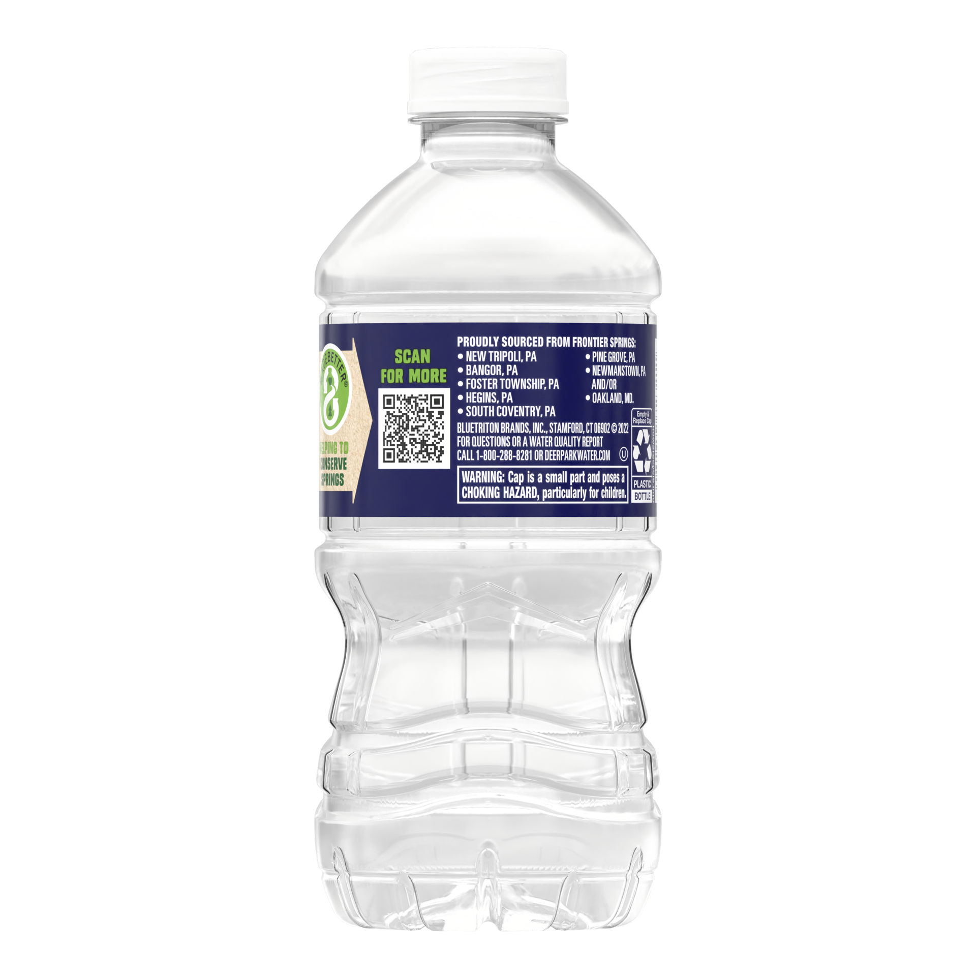 slide 3 of 4, Deer Park Brand 100% Natural Spring Water, 12-ounce plastic bottle, 12 oz