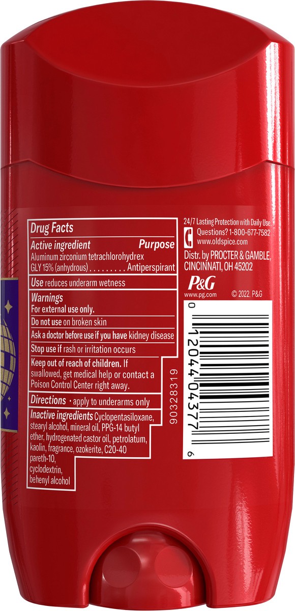 slide 3 of 3, Old Spice Red Collection After Hours Scent Invisible Solid Antiperspirant and Deodorant for Men, 2.6oz, 2.6 oz