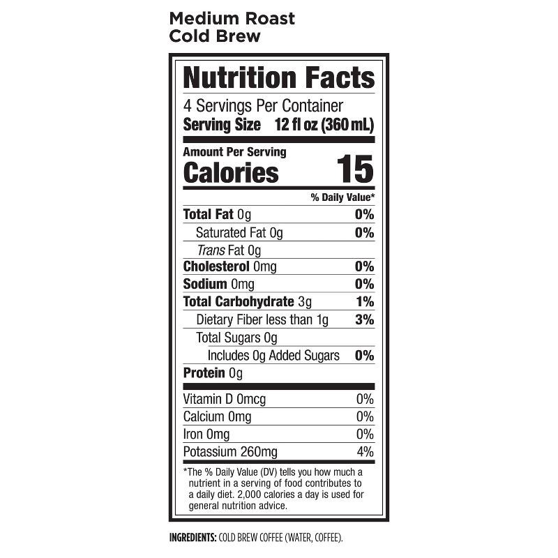 slide 2 of 9, Califia Farms Pure Black Medium Roast Cold Brew Coffee - 48 fl oz, 48 fl oz