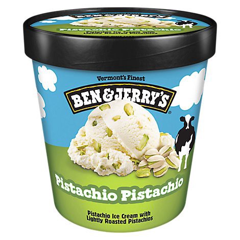 slide 1 of 1, Ben & Jerry's Pistachio Ice Cream Pint - 16 Oz, 16 oz