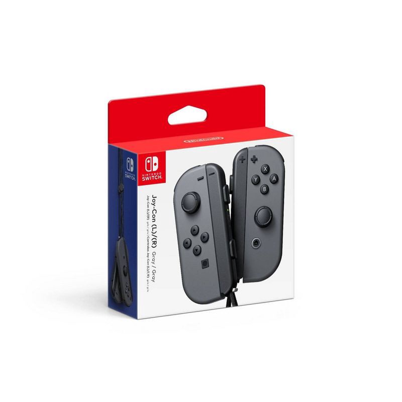 slide 1 of 3, Nintendo Switch Joy-Con L/R- Gray, 1 ct