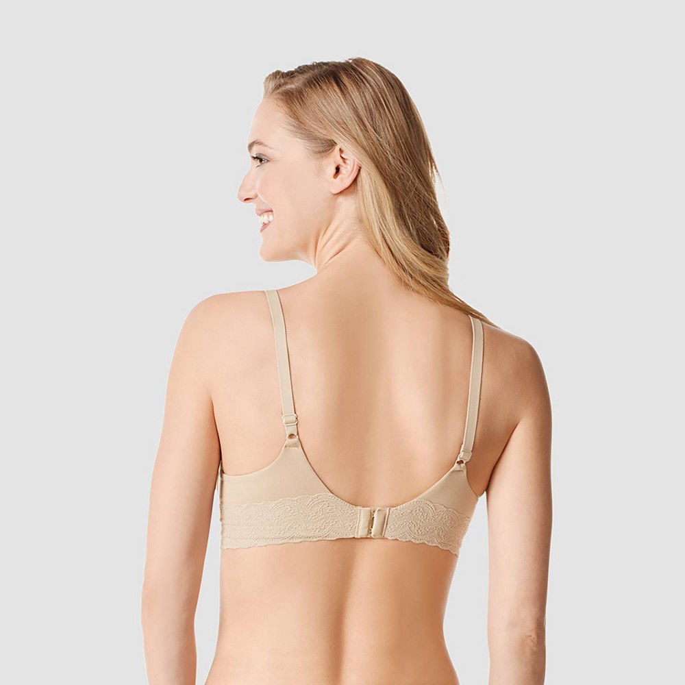 Simply Perfect by Warner's Warner's Simply Perfect Women's Supersoft Lace  Wirefree Bra - Toasted Almond 34B 1 ct