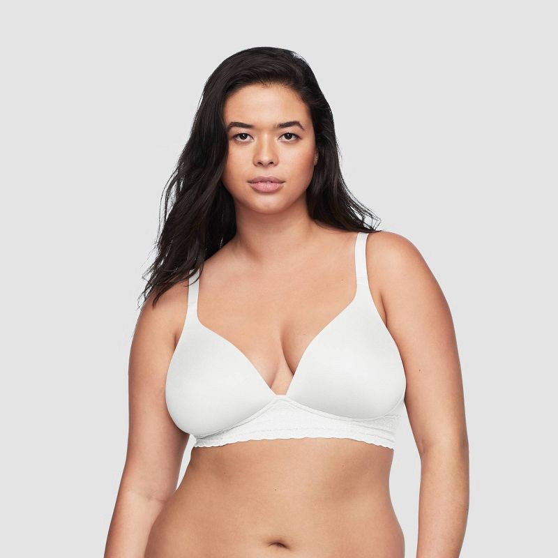 Simply Perfect by Warner's Women's Supersoft Lace Wirefree Bra - White 36B  1 ct
