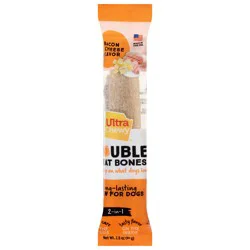 Ultra Chewy Double Treat Bone, Bacon & Cheese - 2.8 oz
