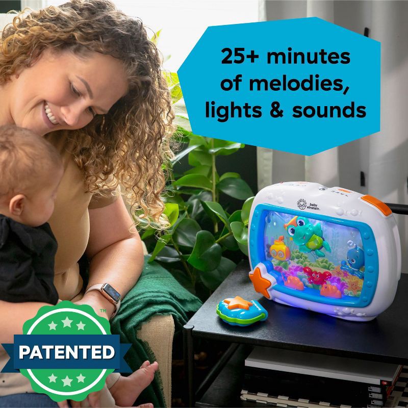 slide 3 of 14, Baby Einstein Sea Dreams Soother Musical Crib Toy and Sound Machine - Blue, 1 ct
