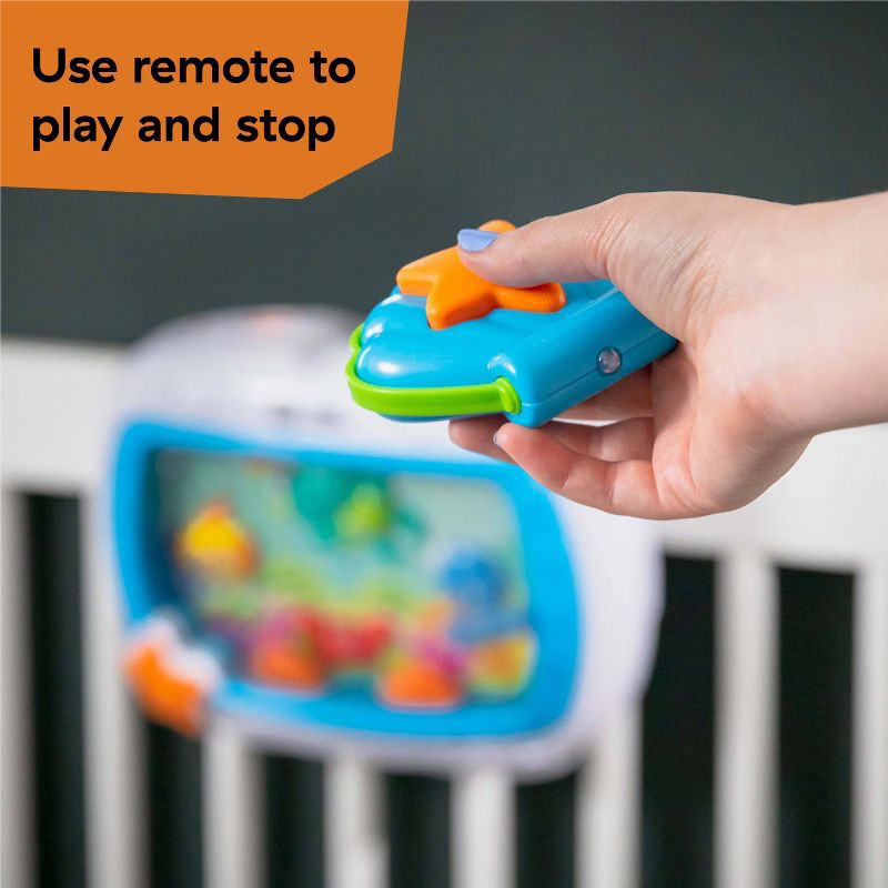 slide 4 of 14, Baby Einstein Sea Dreams Soother Musical Crib Toy and Sound Machine - Blue, 1 ct
