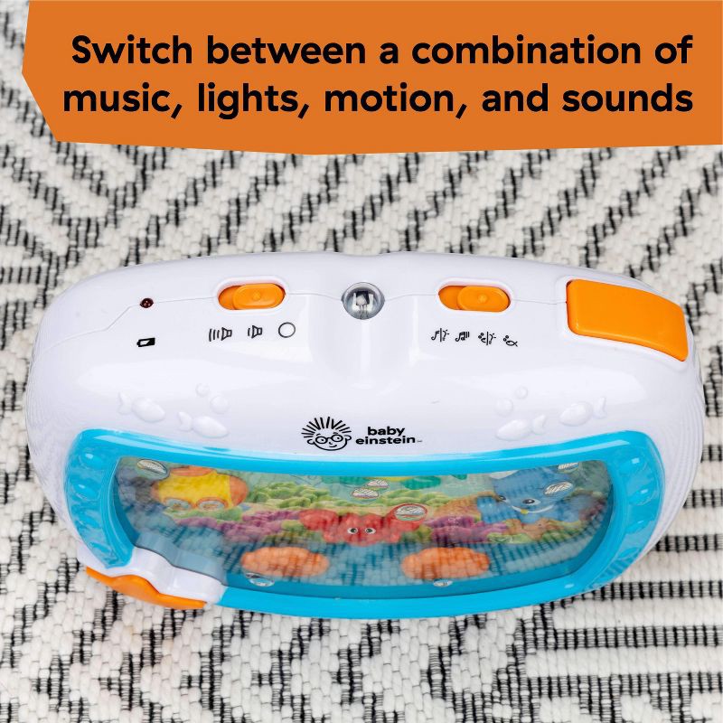 slide 5 of 14, Baby Einstein Sea Dreams Soother Musical Crib Toy and Sound Machine - Blue, 1 ct