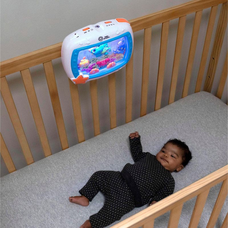 slide 11 of 14, Baby Einstein Sea Dreams Soother Musical Crib Toy and Sound Machine - Blue, 1 ct