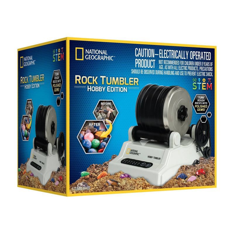 slide 2 of 3, National Geographic Hobby Rock Tumbler Kit, 1 ct