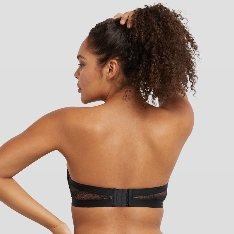 slide 5 of 8, Maidenform Women's Strapless Multiway Push-Up Bra SE1102 - Black 34C: Convertible, Padded, Underwire, 1 ct