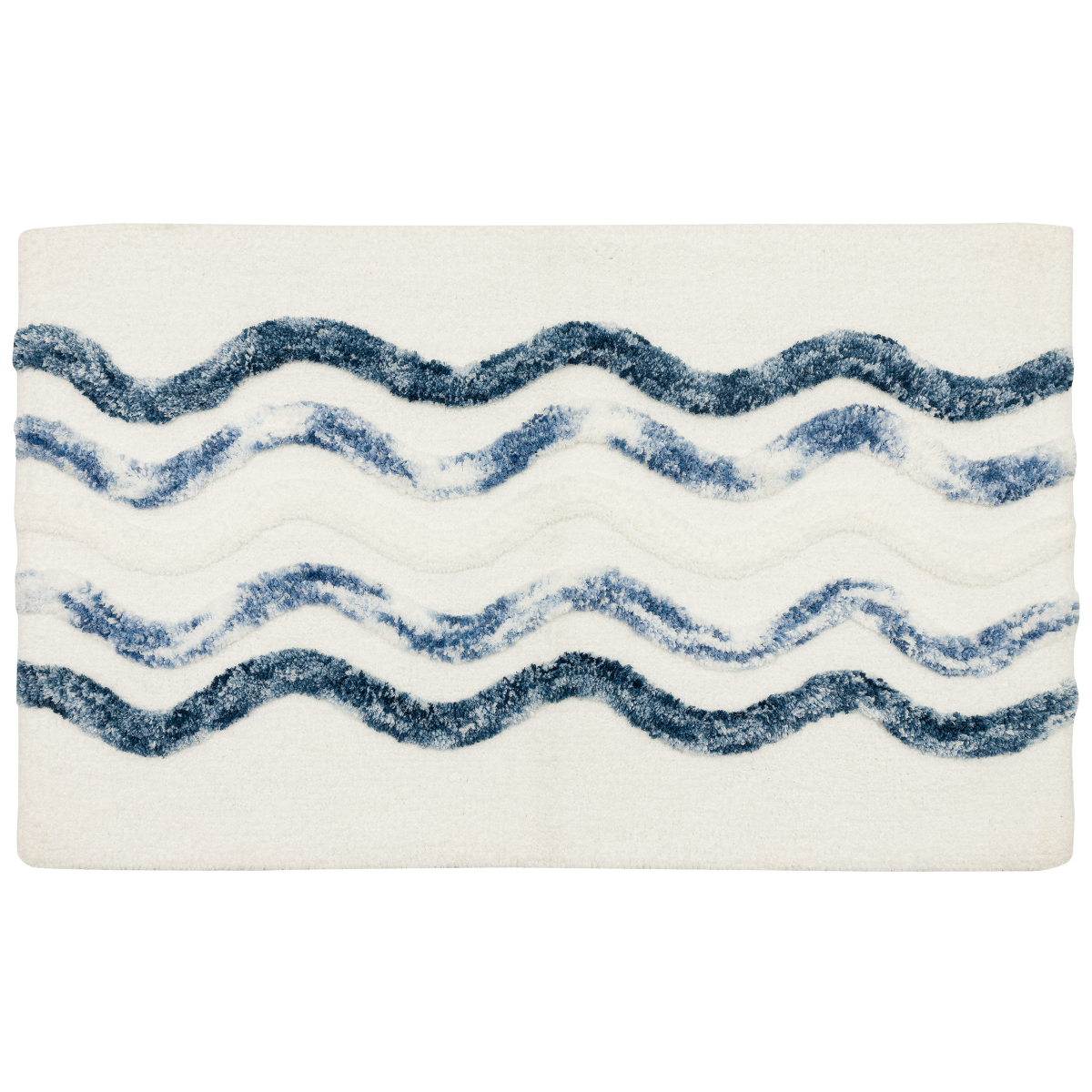 slide 1 of 9, Room & Retreat Spinnaker Bath Rug Blue 20"x32", 1 ct