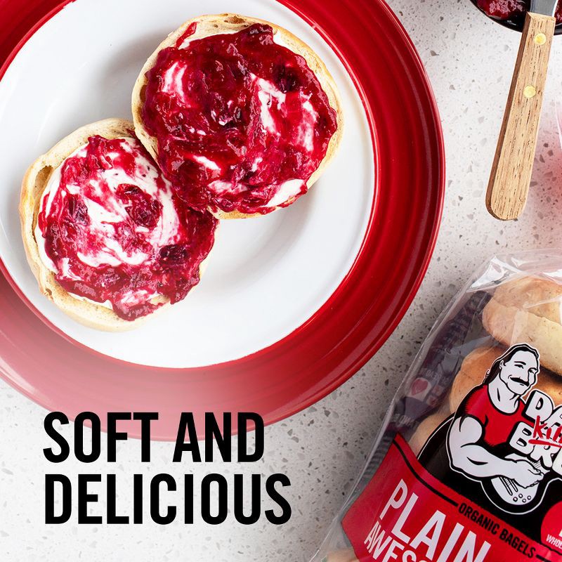slide 5 of 13, Dave's Killer Bread Plain Awesome Organic Bagels - 16.75oz, 16.75 oz