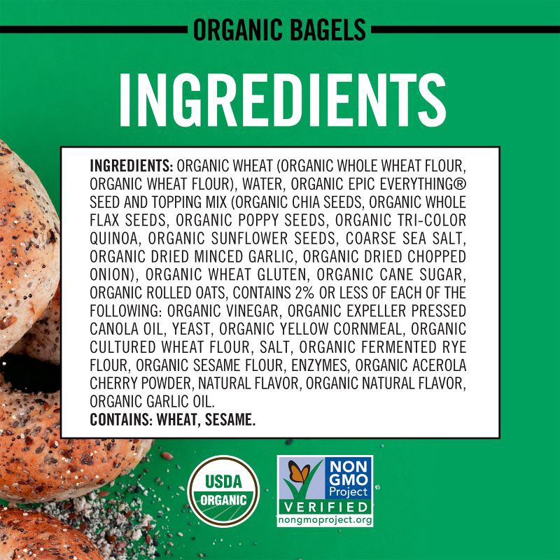 slide 6 of 16, Dave's Killer Bread Epic Everything Organic Bagels - 16.75oz, 16.75 oz