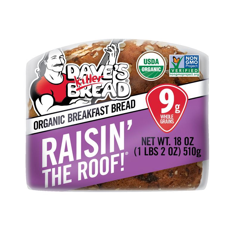 slide 15 of 16, Dave's Killer Bread Organic Raisin' the Roof - 18oz, 18 oz